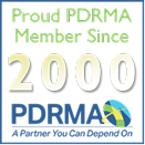 Proud PDRMA Member Since 2000. PDRMA logo with tagline 'A Partner You Can Depend On'.