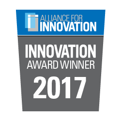 Alliance for Innovation Innovation Award Winner 2017 badge